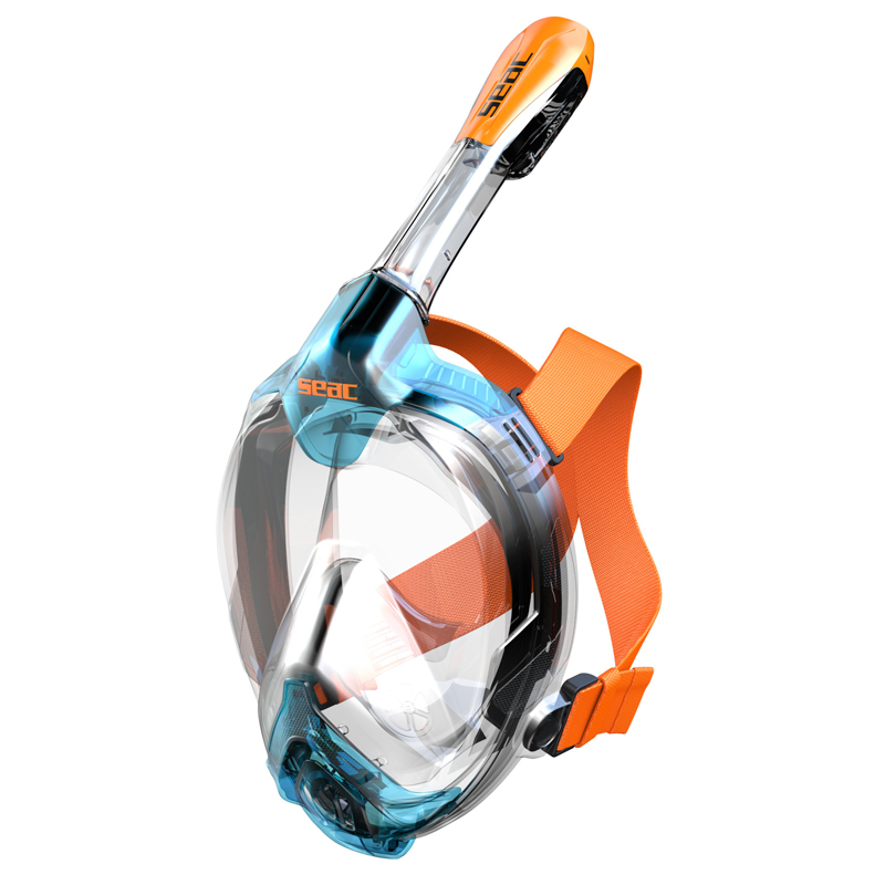 Seac Fullface Maske Libera Xs      Blå Klar Orange