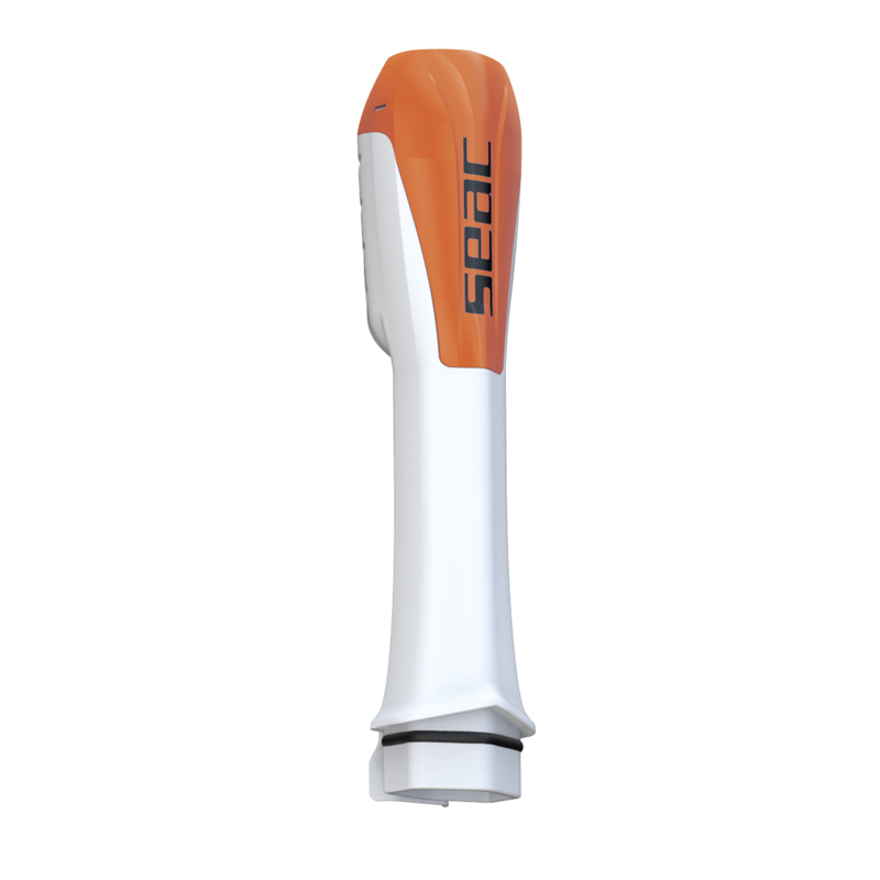Seac Fullface Maske Med Ventil Hvid Orange