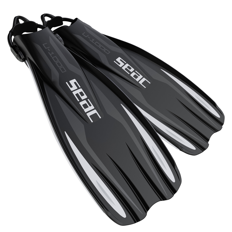 Seac Hælremsfinner  -1000 Sling Strap Hvid