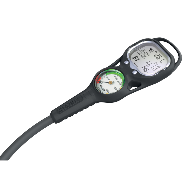 Seac Konsolskærm Sort   Manometer Psi
