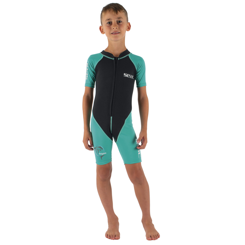Seac Shorty Dolphin Sort Turkis     Mm