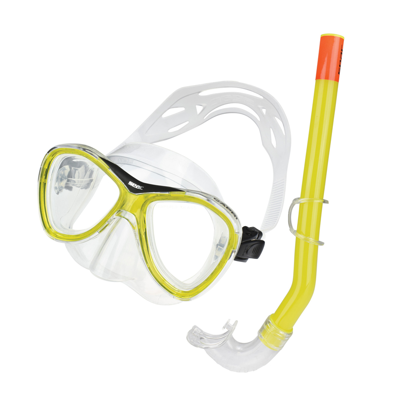Seac Snorkelsæt Capri Gul