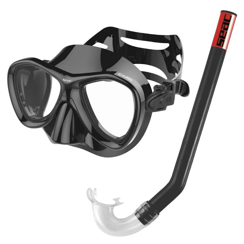 Seac Snorkelsæt Capri Sort