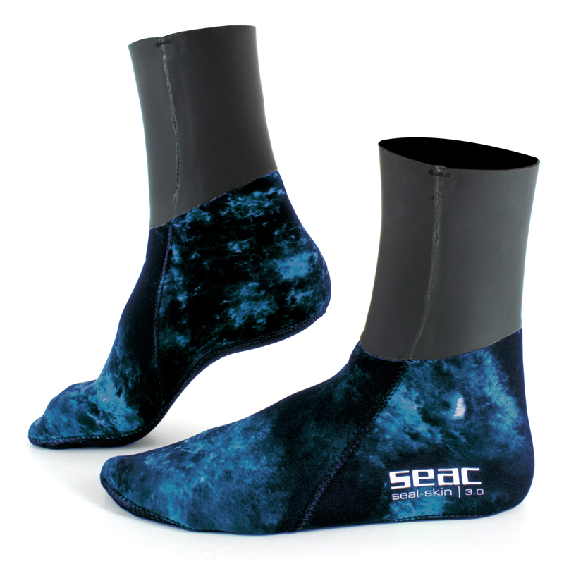 Seac Sokker Seal Skin Camu Blå Mm
