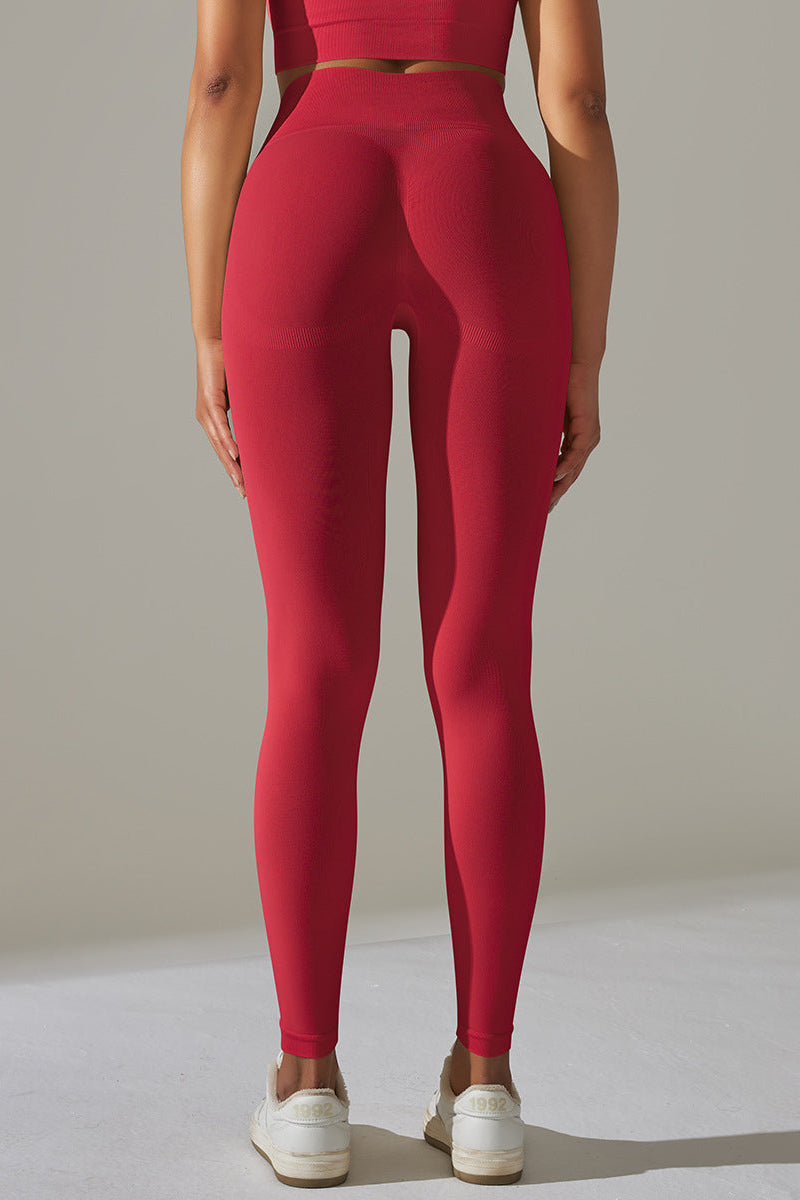Ultrafit Scrunch Tights Red Small   Red