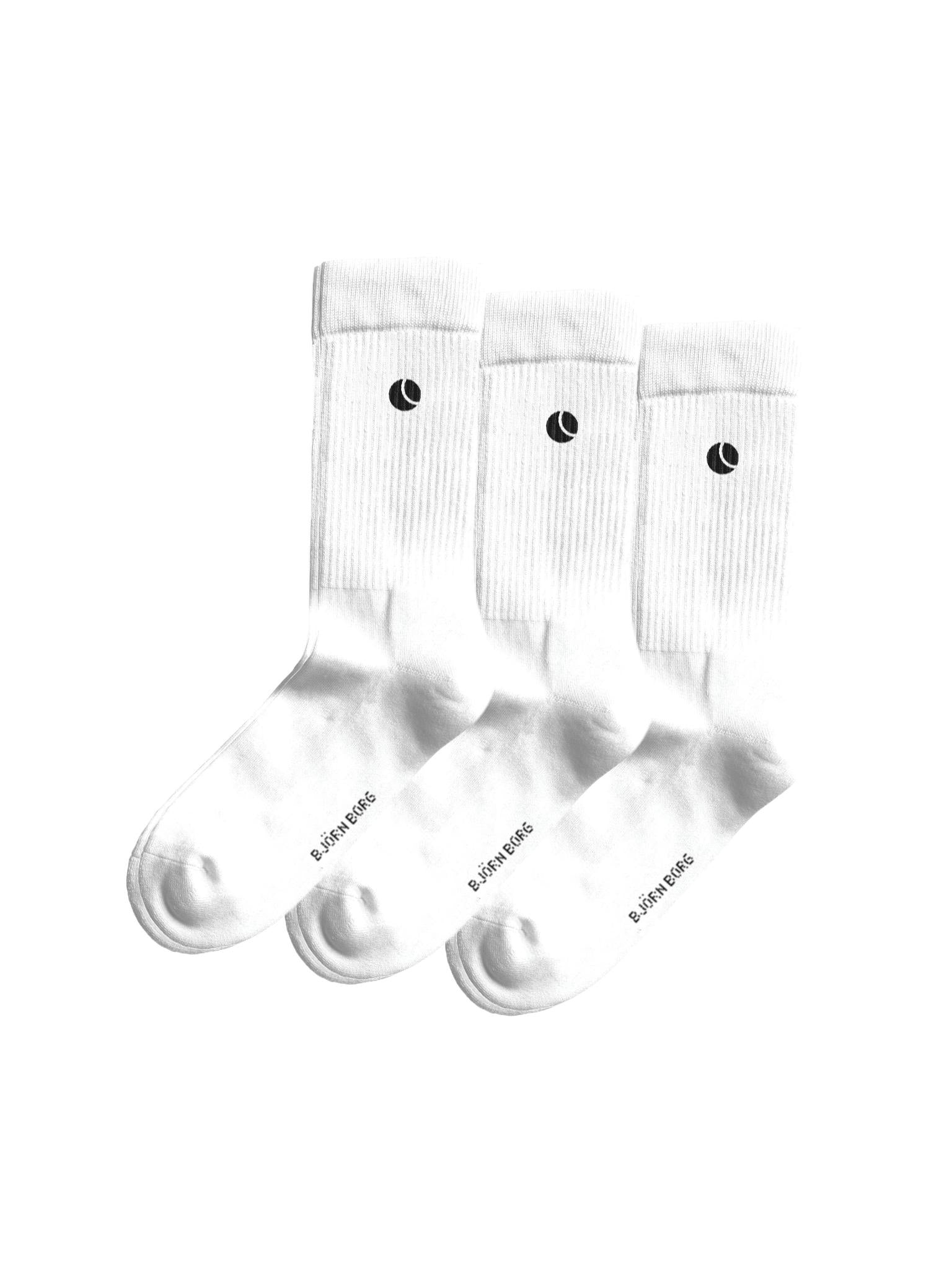 Björn Borg Classic Crew Sock  -pak  White  41-45