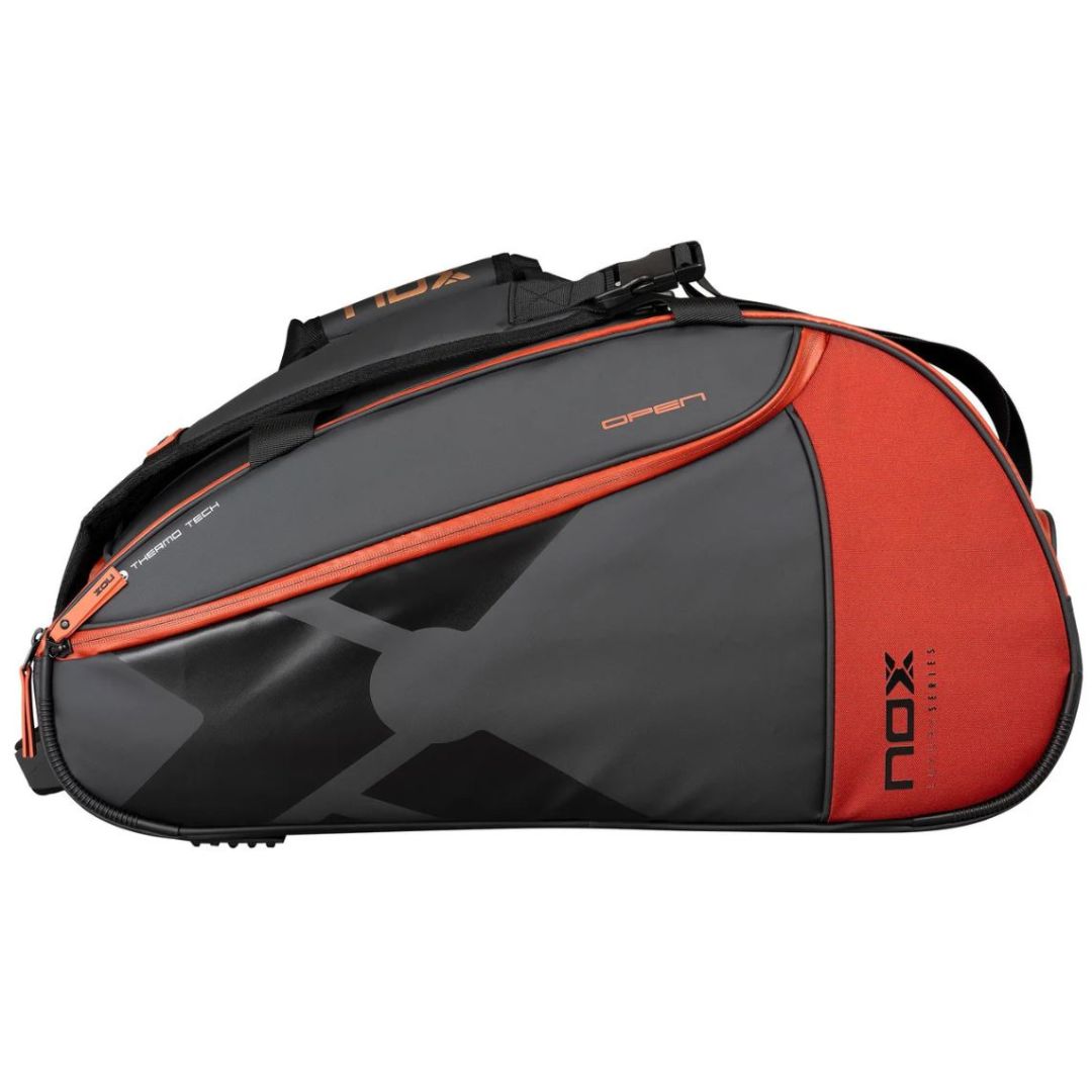 Nox Luxury Open Series Padeltaske Black Red