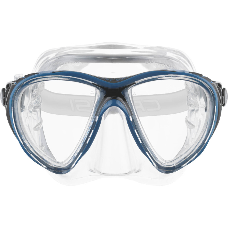Cressi Big Eyes Evolution Crystal Dykkermaske Crystal   Blå Sort