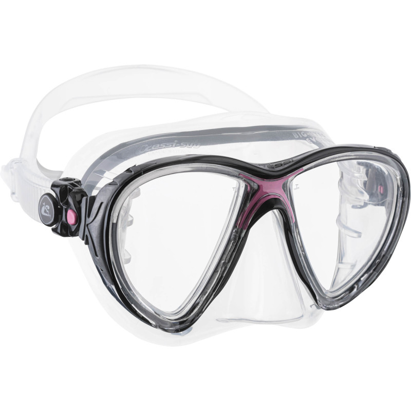 Cressi Big Eyes Evolution Dykkermaske Klar   Pink
