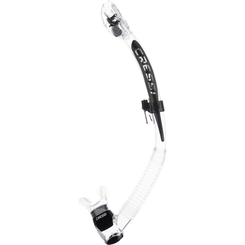 Cressi Itaca Ultra Dry Snorkel Klar Sort