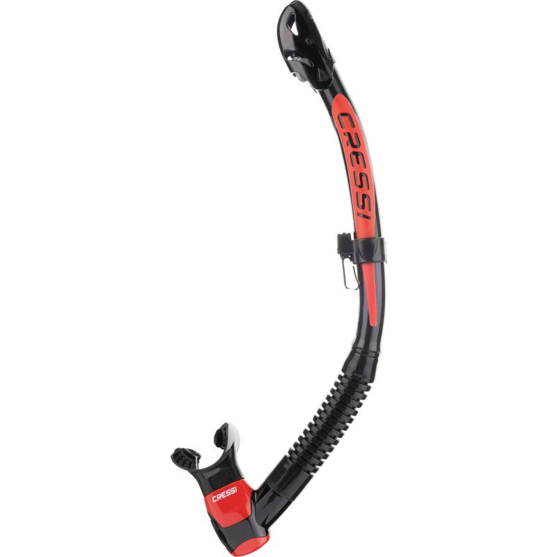 Cressi Itaca Ultra Dry Snorkel Sort Rød