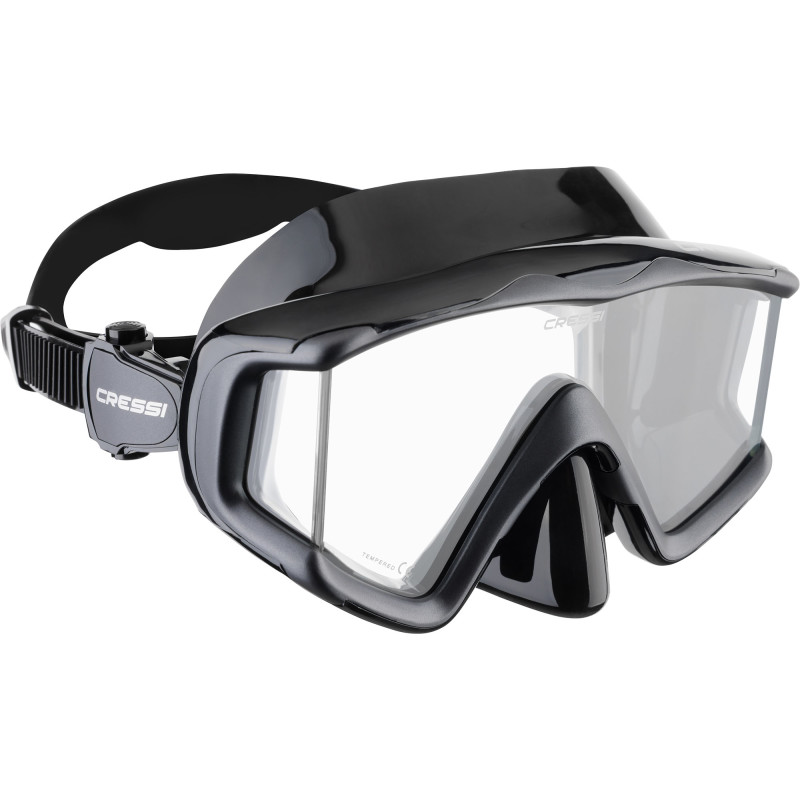 Cressi Liberty Triside Dykkermaske Sort   Grafit