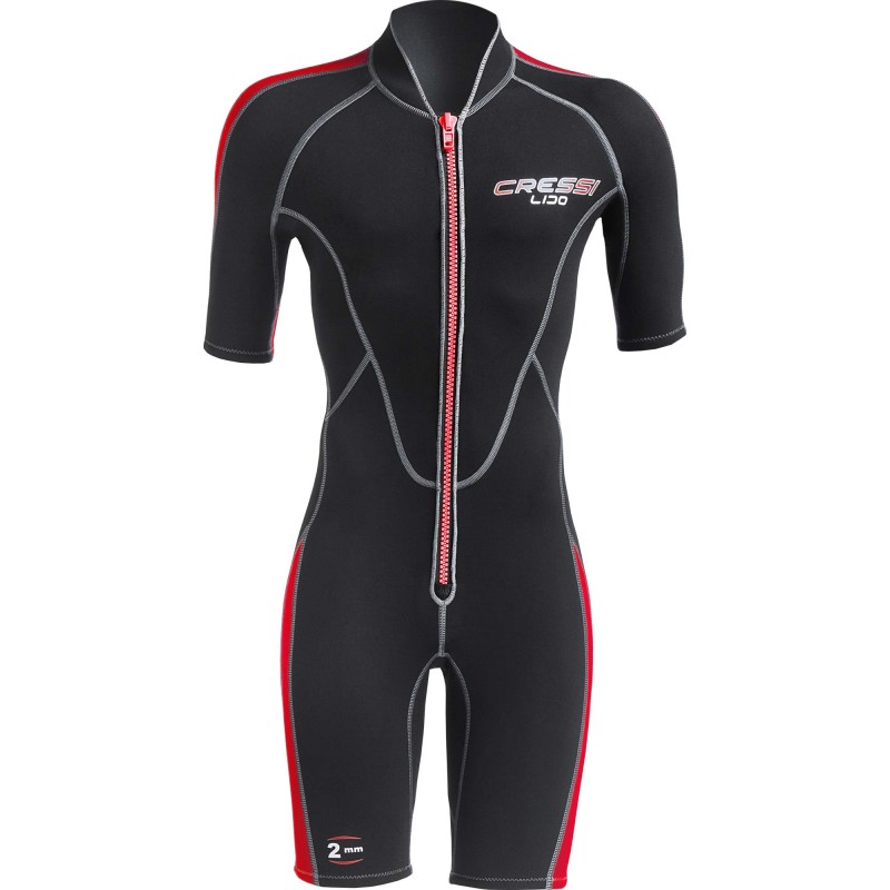 Cressi Lido Shorty Herre   Mm Rød