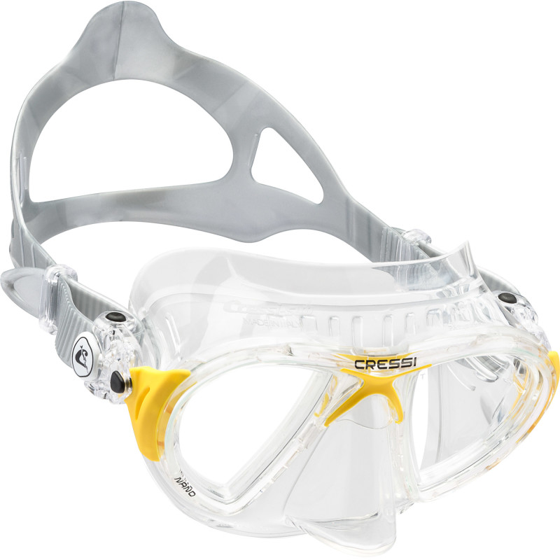 Cressi Nano Dykkermaske Crystal   Gul