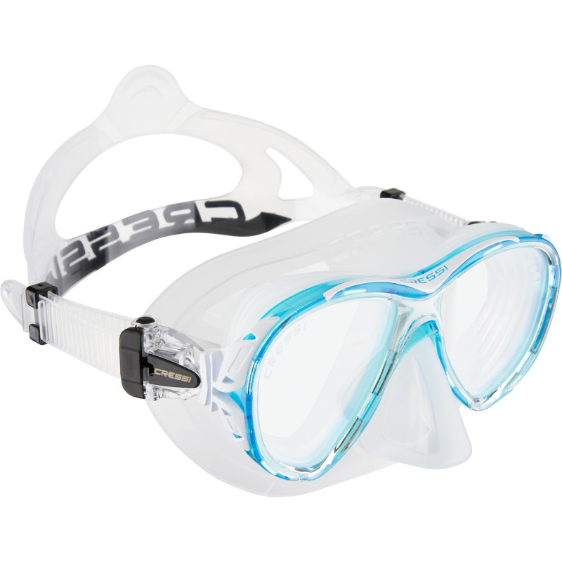 Cressi Naxos Dykkermaske Klar   Aquamarine