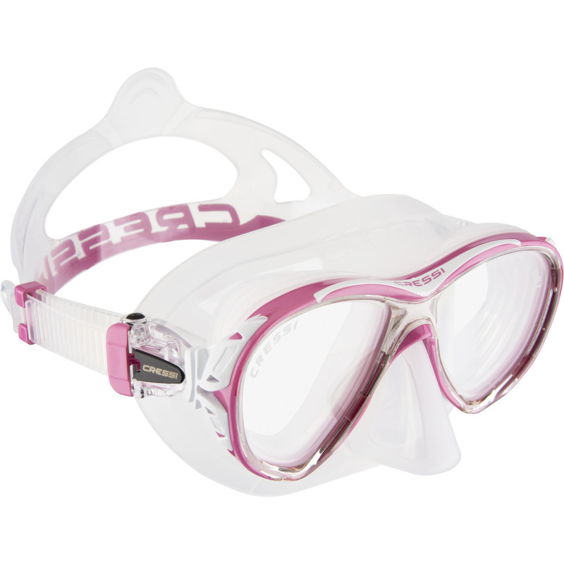 Cressi Naxos Dykkermaske Klar   Pink