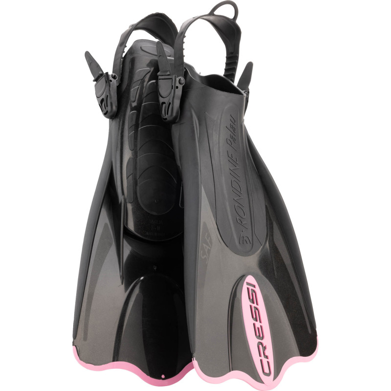 Cressi Palau Saf Finner Sort   Pink