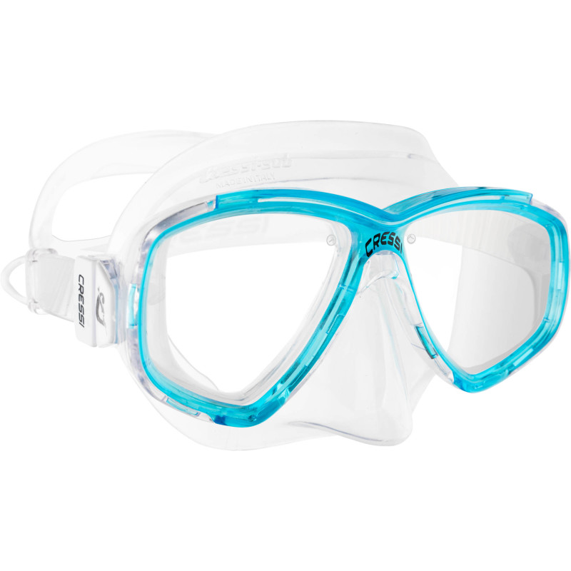 Cressi Perla Dykkermaske Klar   Aquamarine