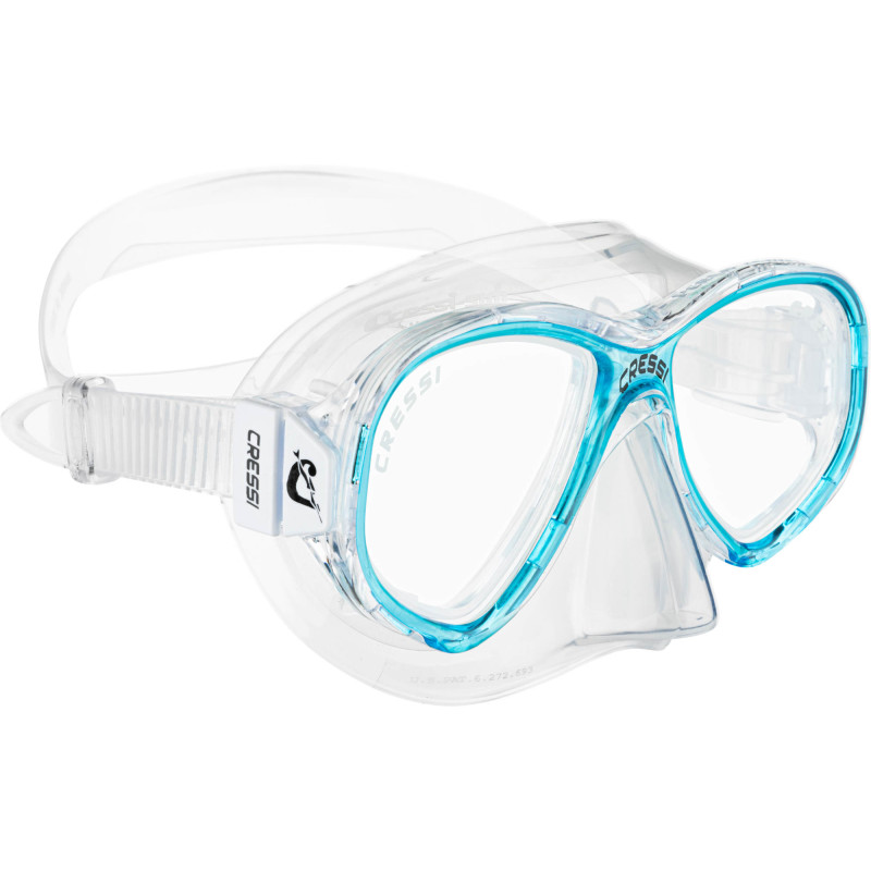 Cressi Perla Junior Dykkermaske Klar   Aquamarine