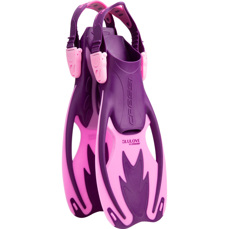 Cressi Rocks Kid Finner Lilla   Pink