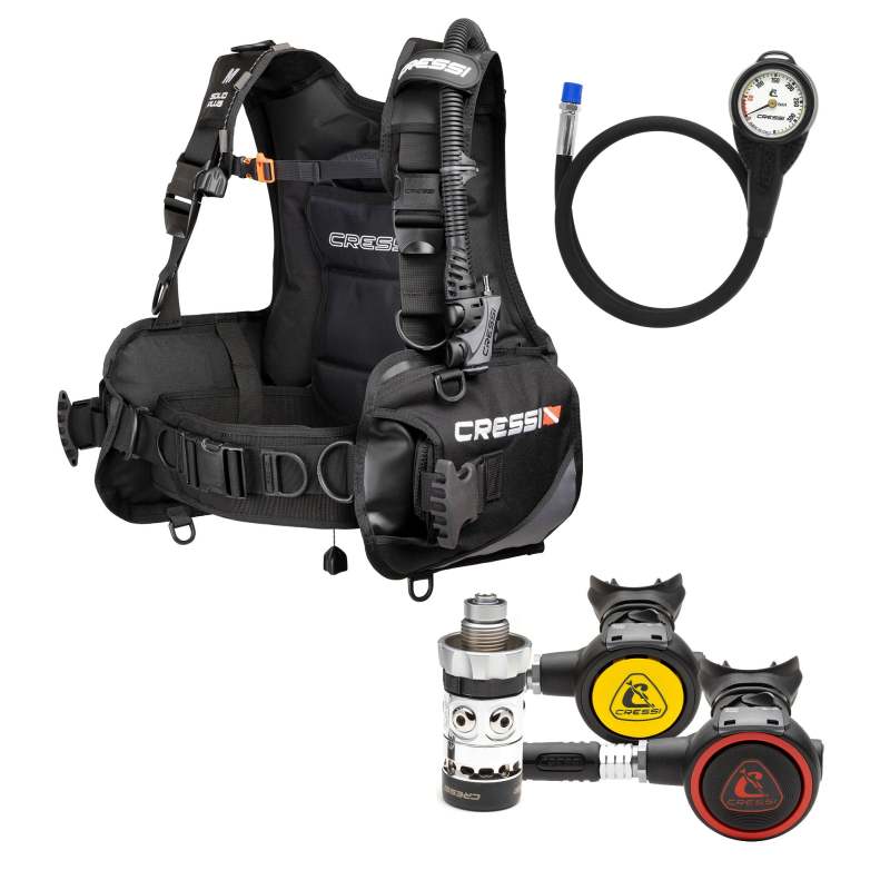 Cressi Solid Plus Scuba Sæt