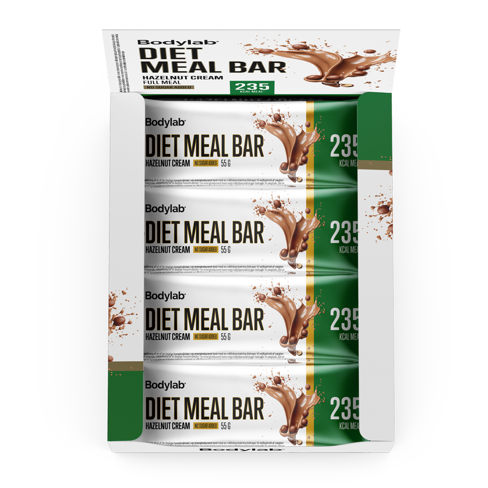 Diet Meal Bar 12 55 Hazelnut Cream Bedst Før 21-08-2026