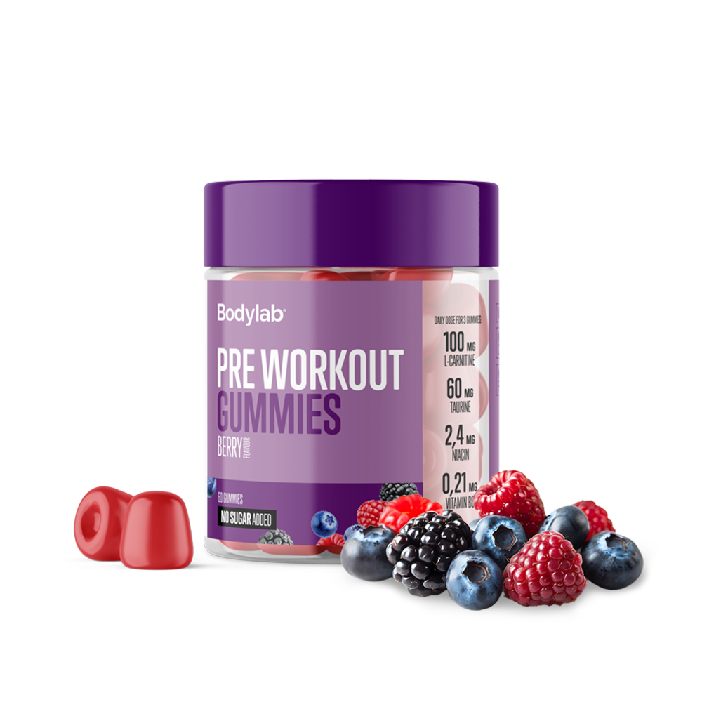 Pre Workout Gummies  60 Stk  Berry