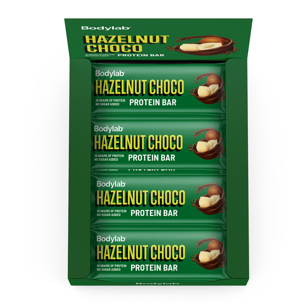 Protein Bar  12   55    Hazelnut Choco