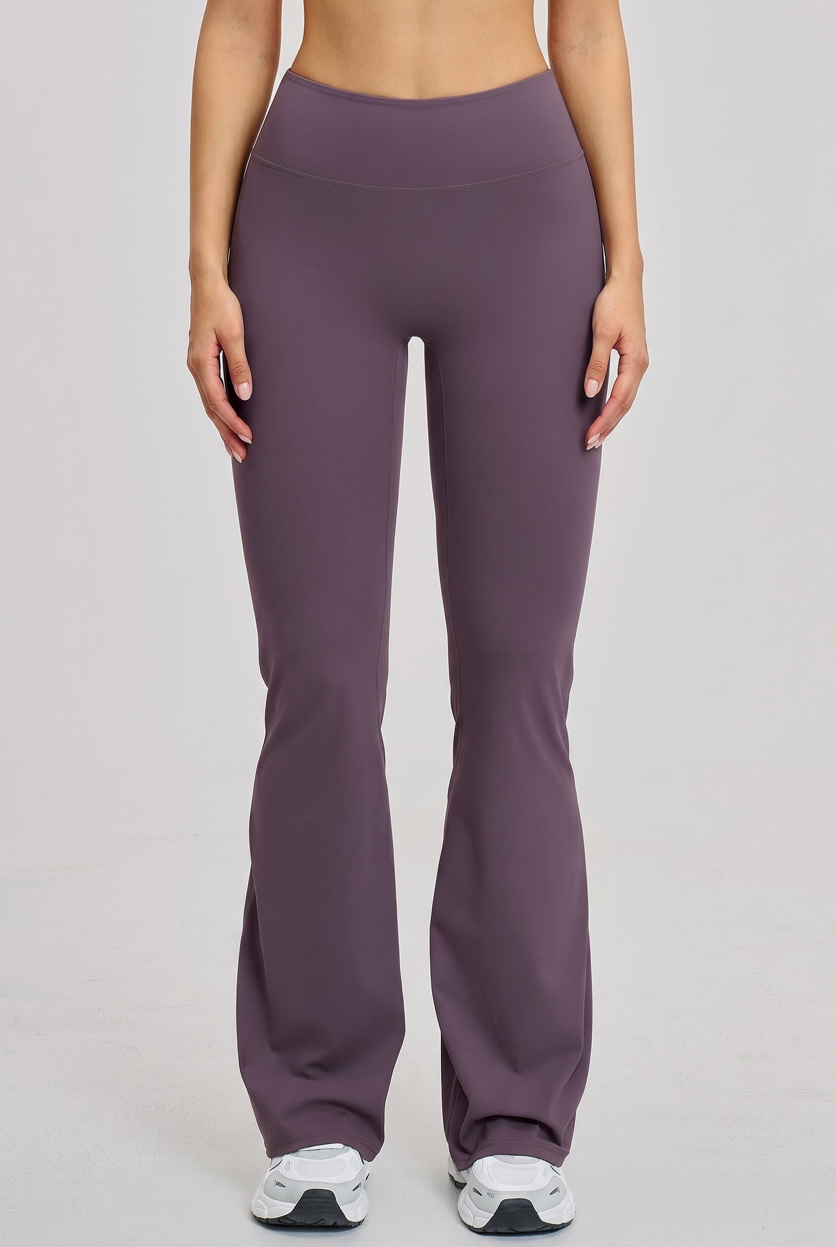 Pureline Flare Tights   Eggplant Small   Eggplant