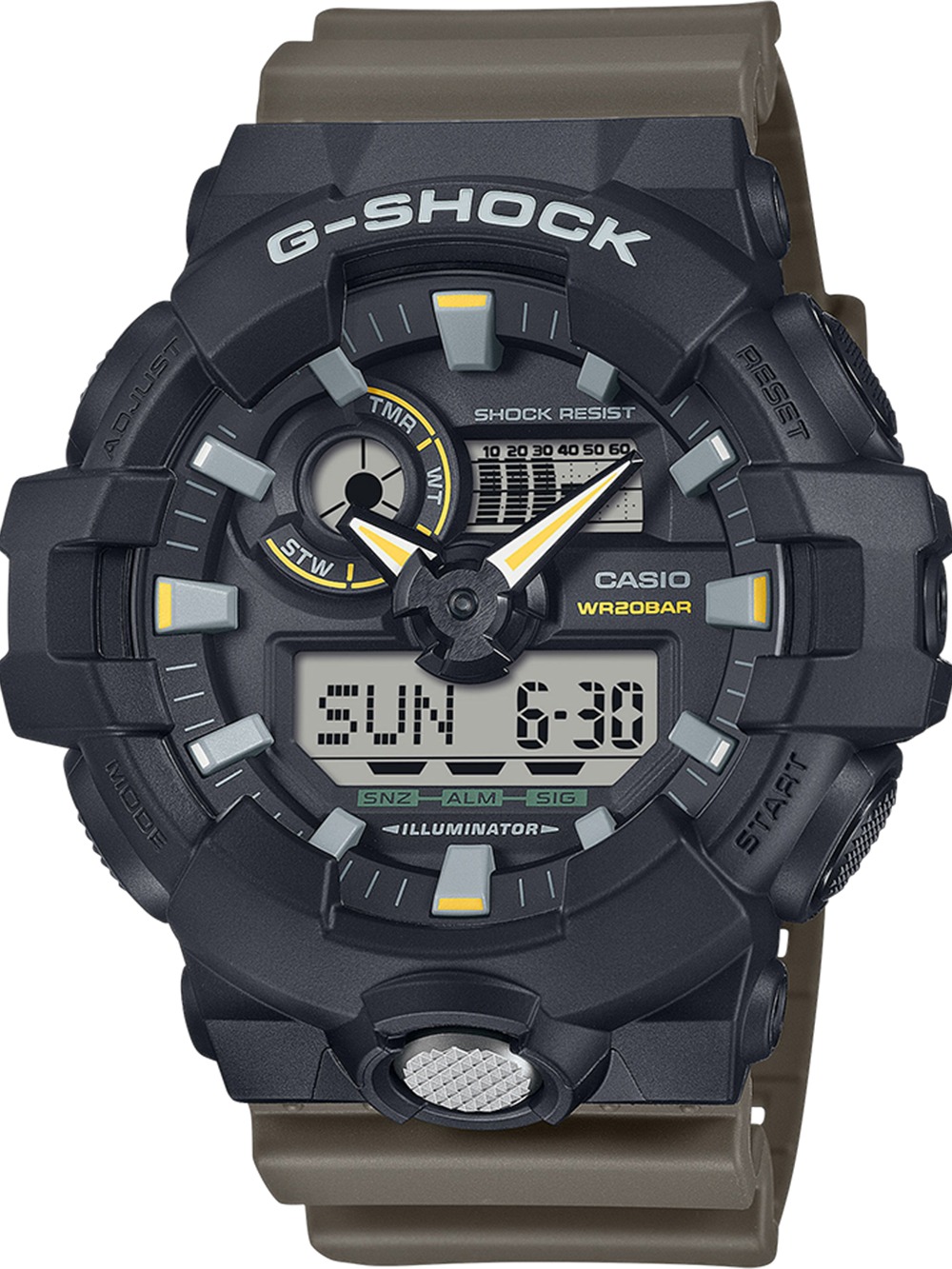 Casio Ga-710tu-1a3er Herreur  -shock Classic