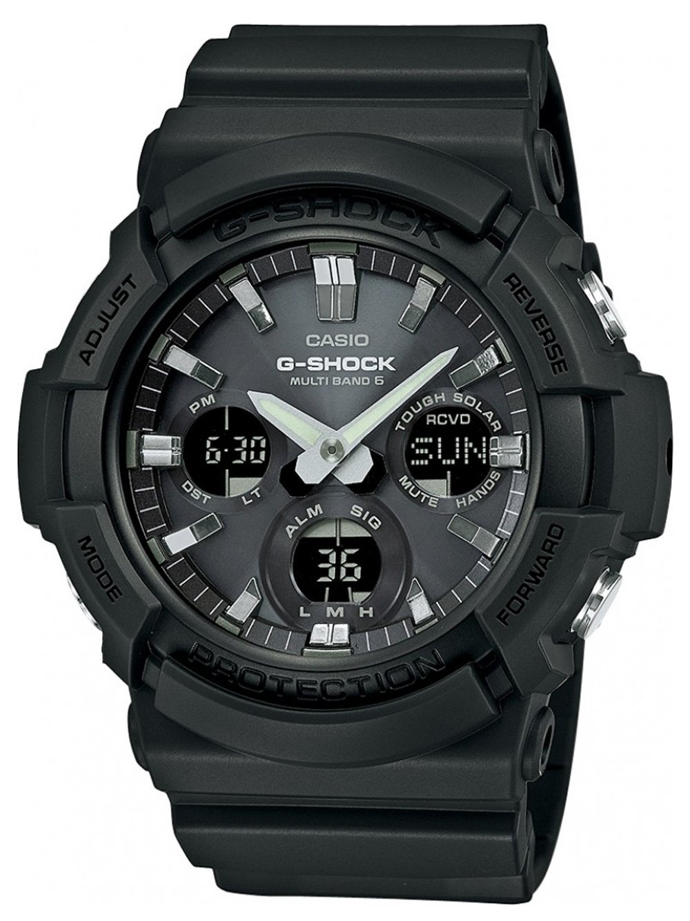 Casio Gaw-100b-1aer Herreur  -shock Sort Ur