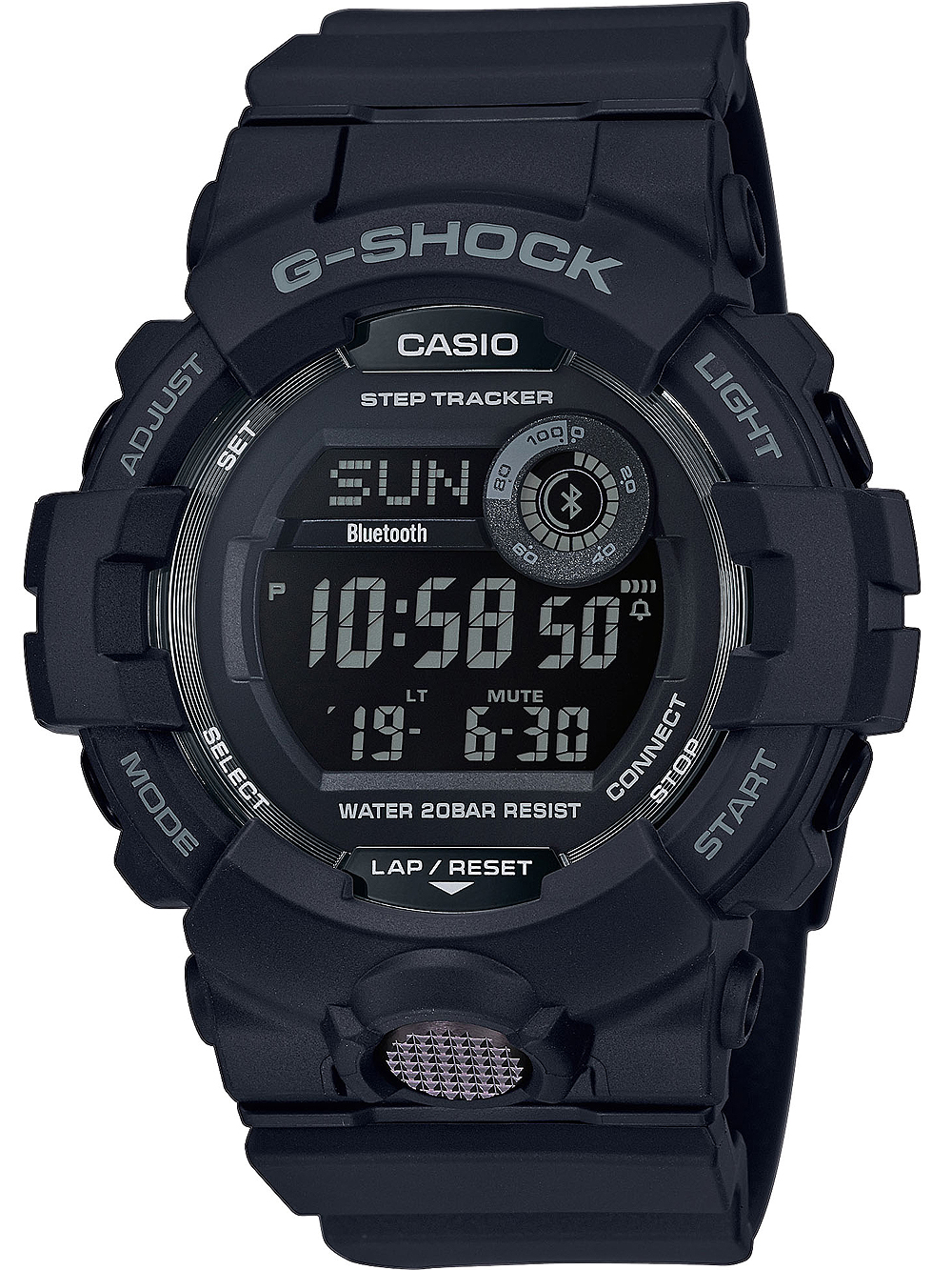 Casio Gbd-800-1ber Herreur  -shock Sort Armbåndsur