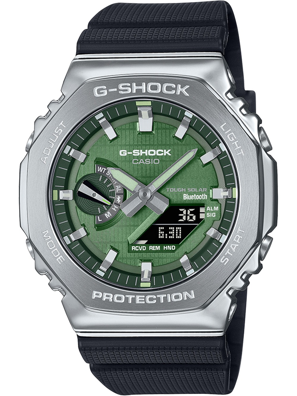 Casio Gbm-2100a-1a3er Herreur  -shock  -steel Solar