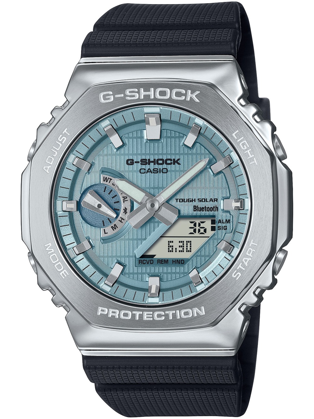 Casio Gbm-2100a-1a2er Herreur  -shock  -steel Solar