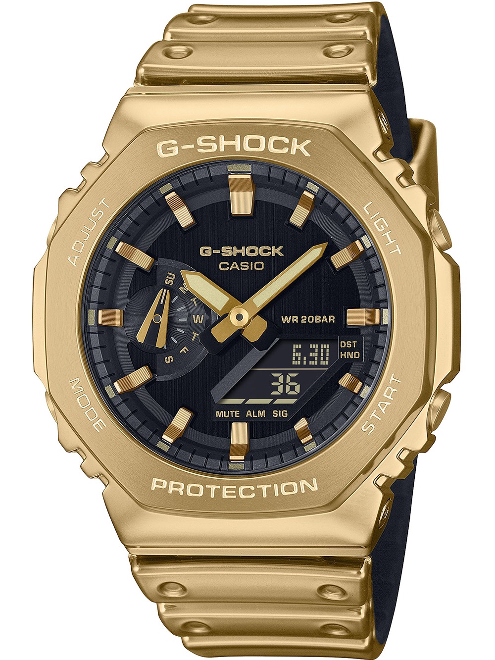 Casio Gm-2100ymg-9aer Herreur  -shock  -steel