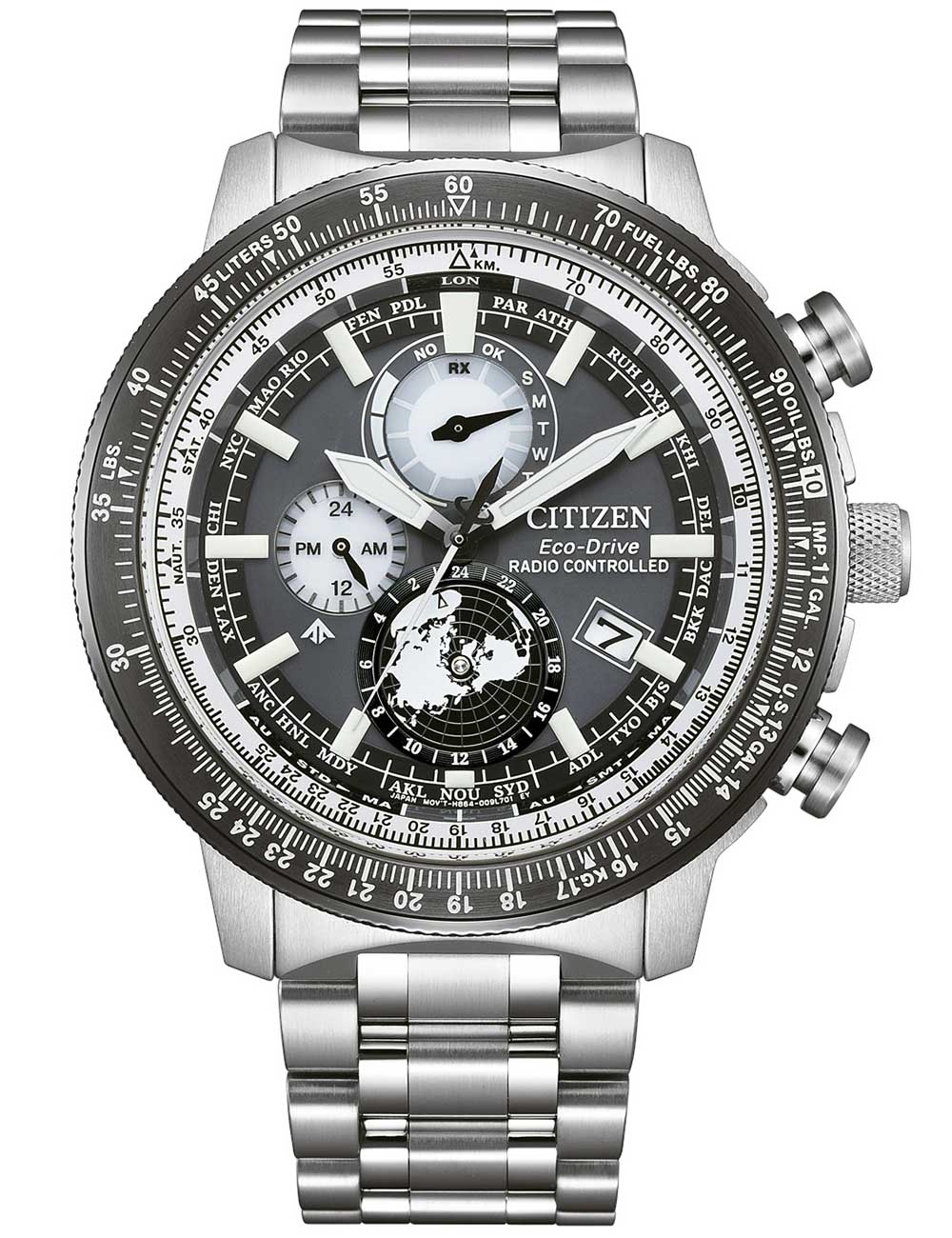 Citizen By3006-53h Herreur Promaster Sky Geo Trecker Eco-drive
