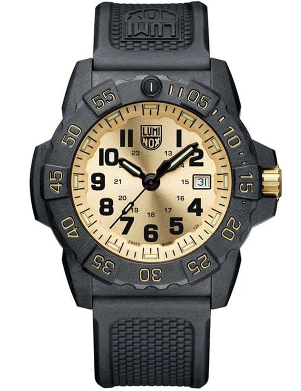 Luminox Xs 3505 Gp   Herreur Neavy Seal Gold Limited
