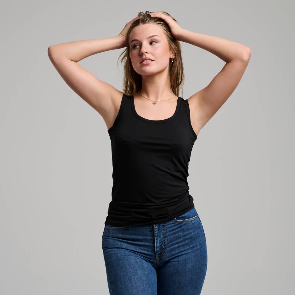 Bambusa Basis Tanktop Sort Pk