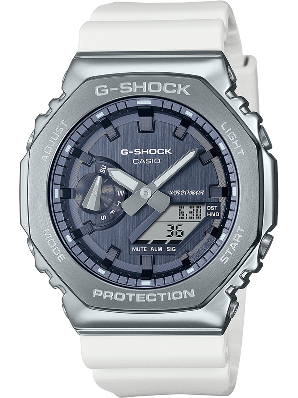 Casio Gm-2100ws-7aer Herreur -shock Classic