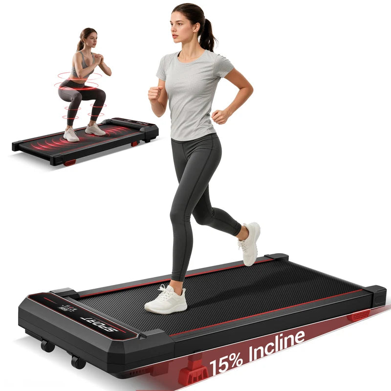 Walkingpad Med 15 Stigning Vibration Og Hk Støjsvag Motor
