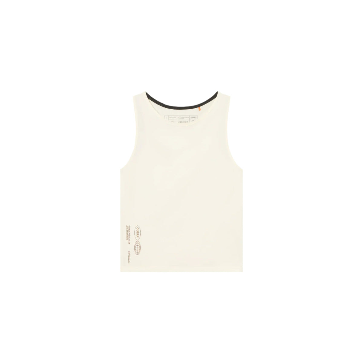Cuera Oncourt Cropped Tank Top  Off White