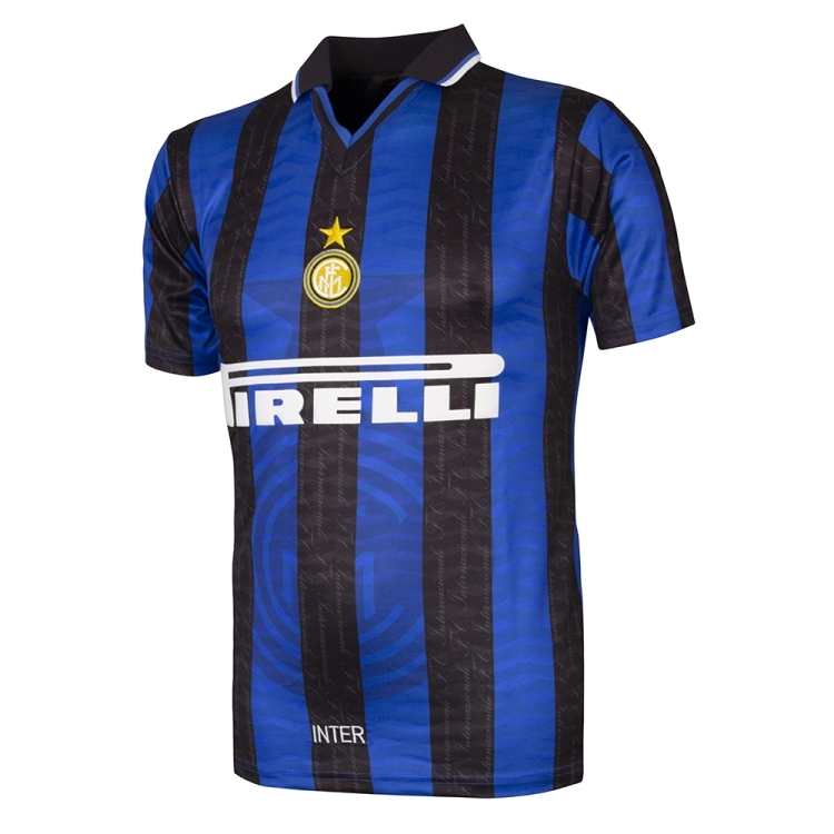 Fc Inter Home Jersey 1997-98 Retro Football Shirt-medium