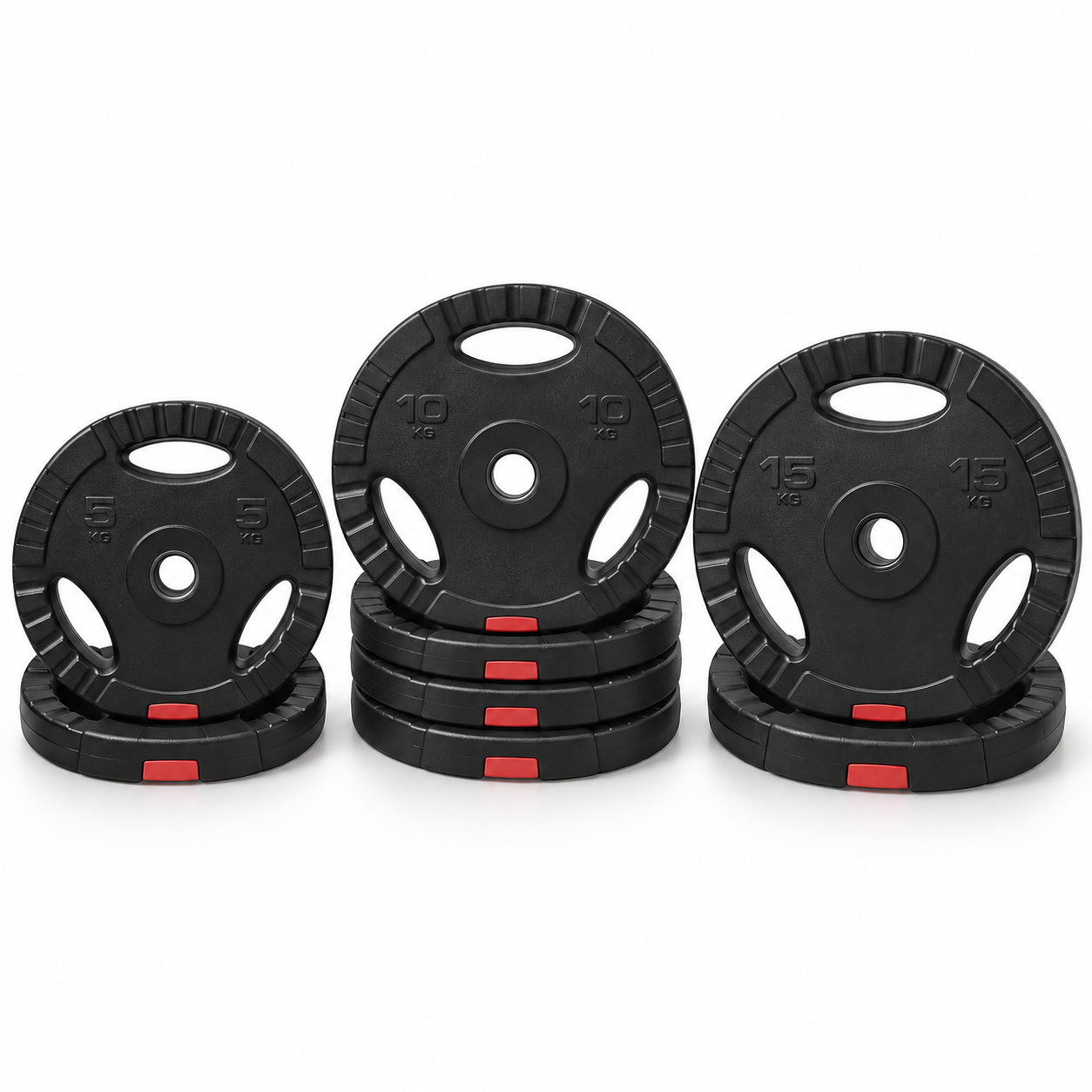 80 Kg Vægtskivepakke Med Greb  30 Mm