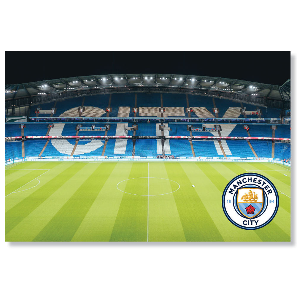 Manchester City Led Etihad Skilt