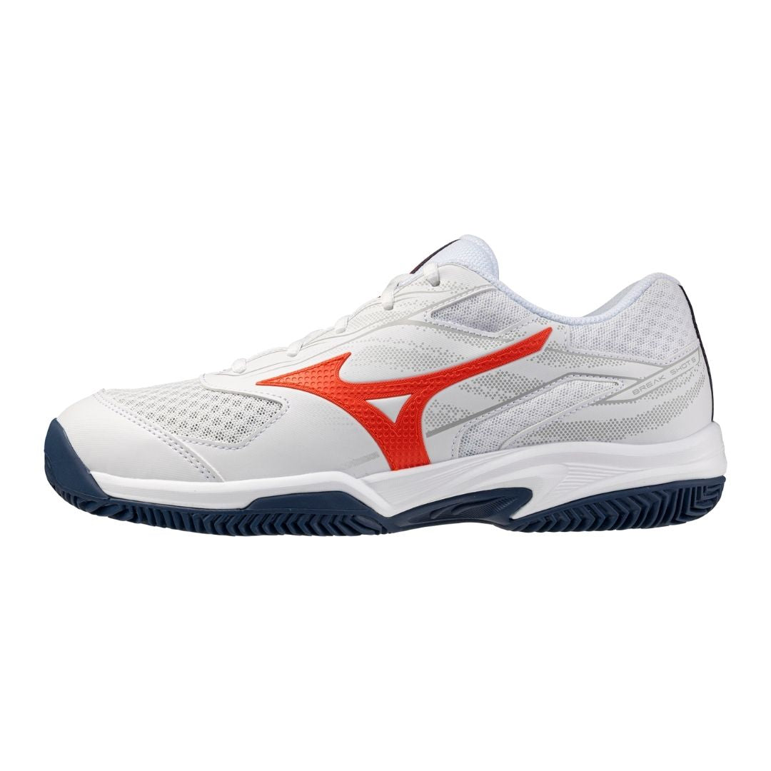 Mizuno Break Shot   Cc      White Orange Insignia Blue  40