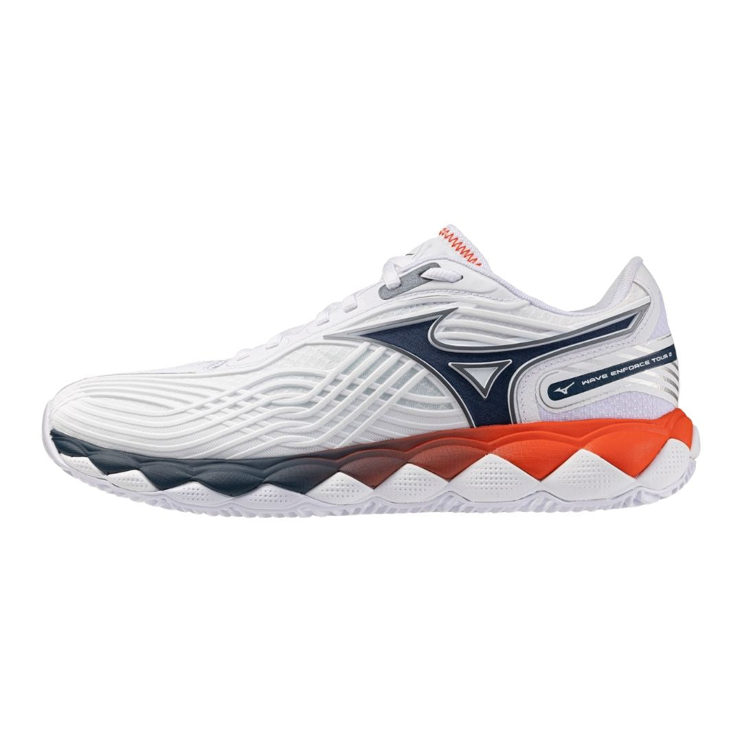 Mizuno Wave Enforce Tour   Cc      White Insignia Blue Orange  42