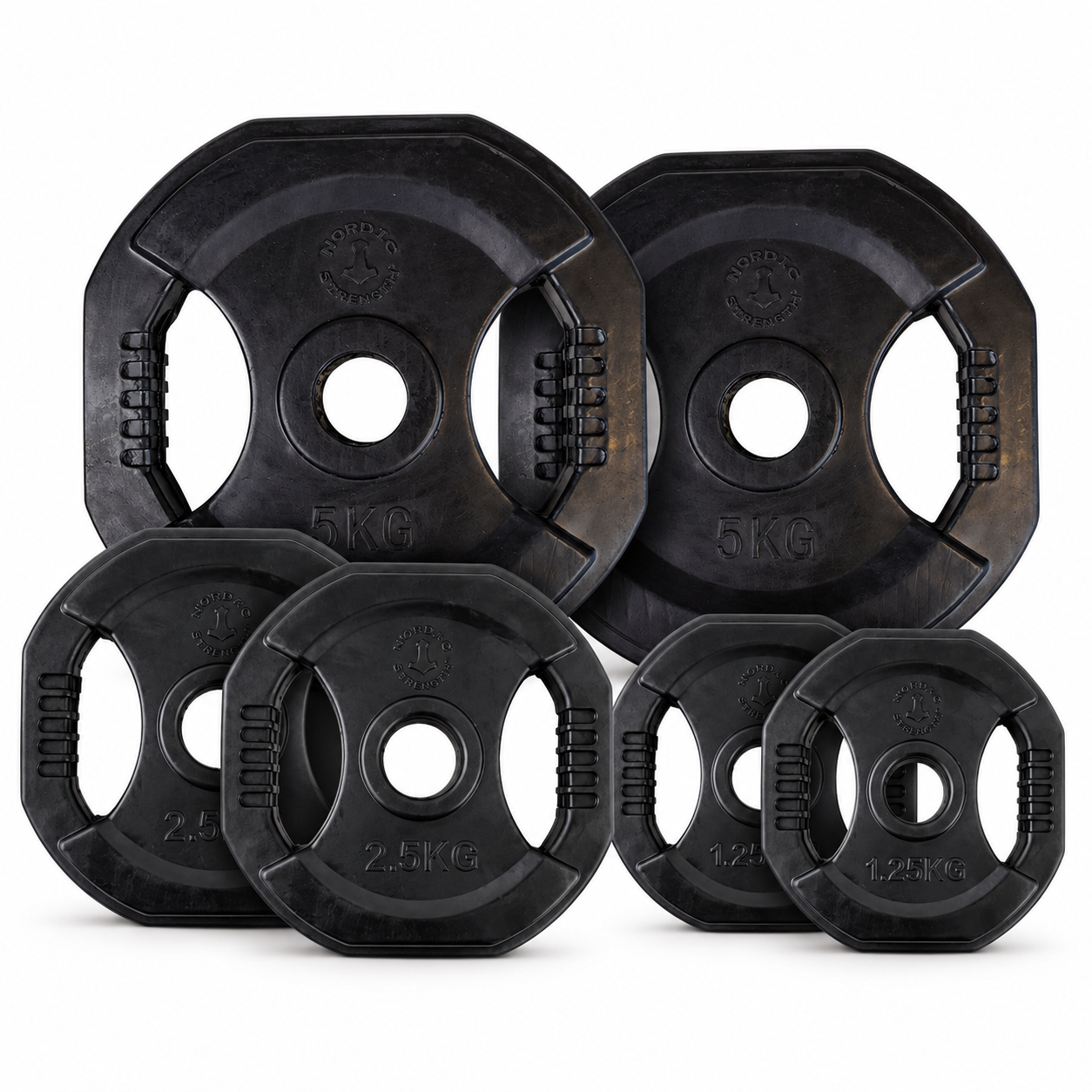 Sort Pump-skivesæt 17   Kg   Nordic Strength