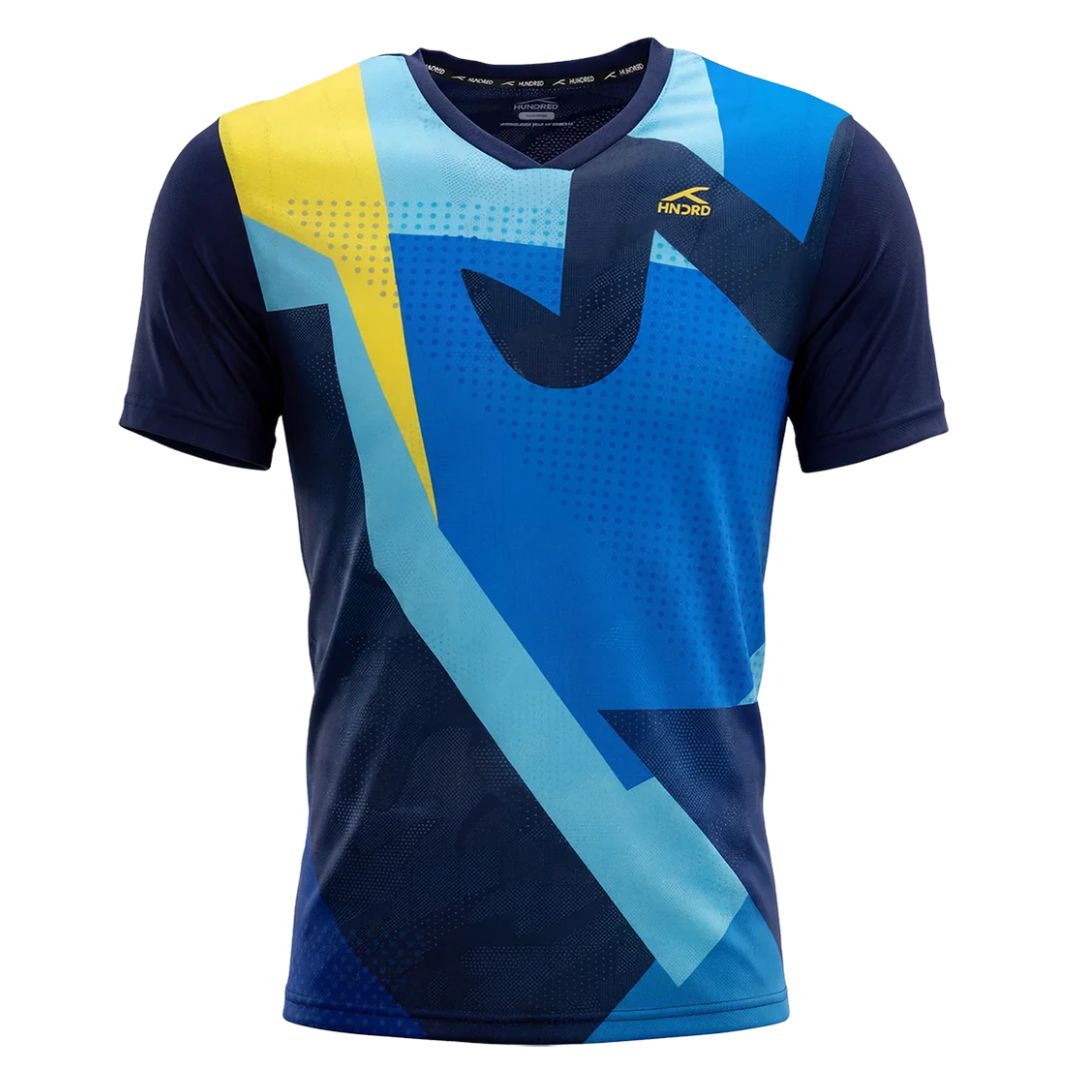 Hundred  -shirt Cubes Blue Black