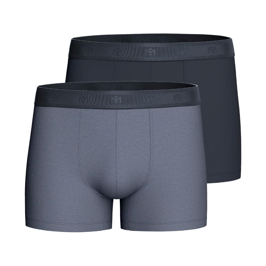 Impetus Plain Boxershorts   -pak  Grey Navy Blue