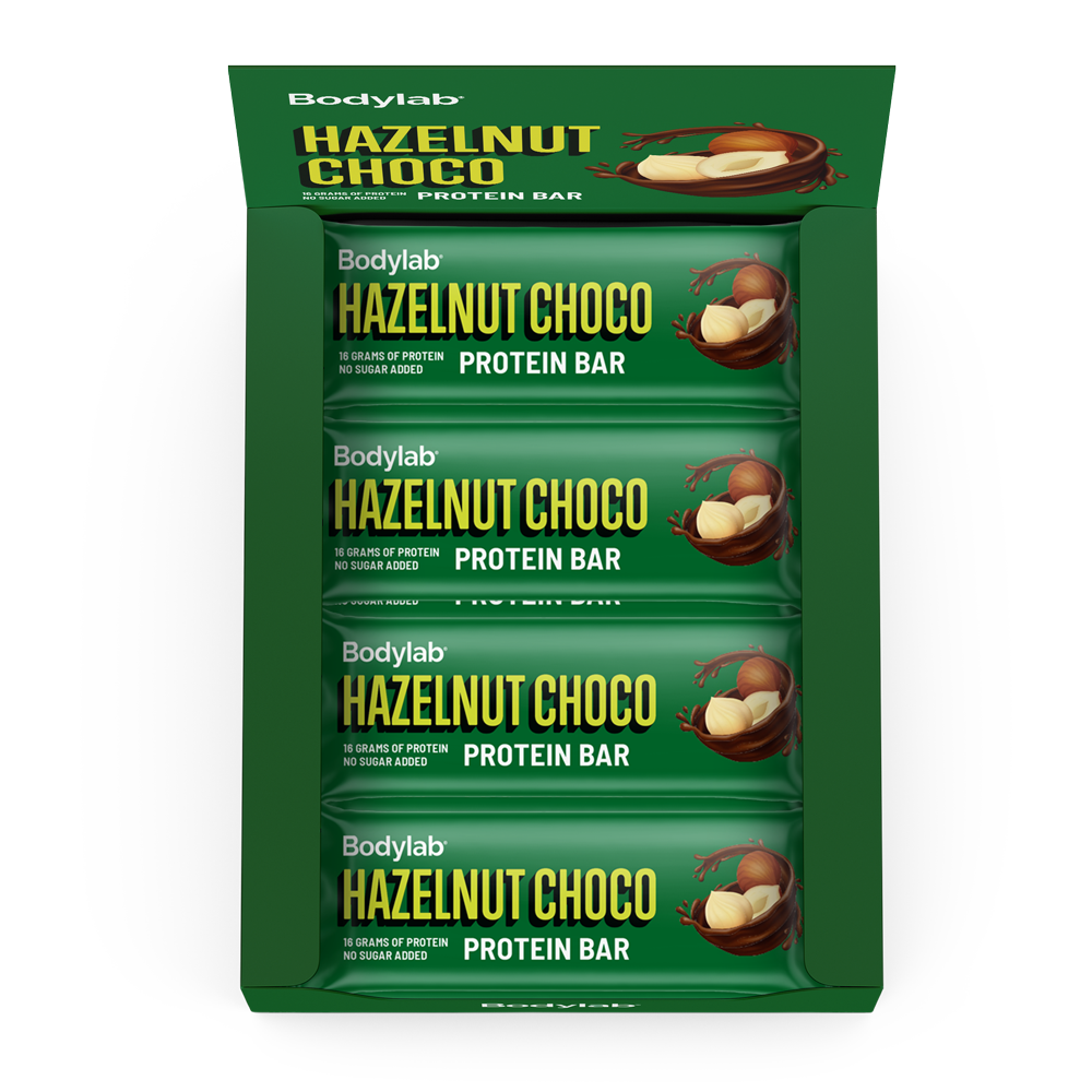 Protein Bar  12   55    Hazelnut Choco
